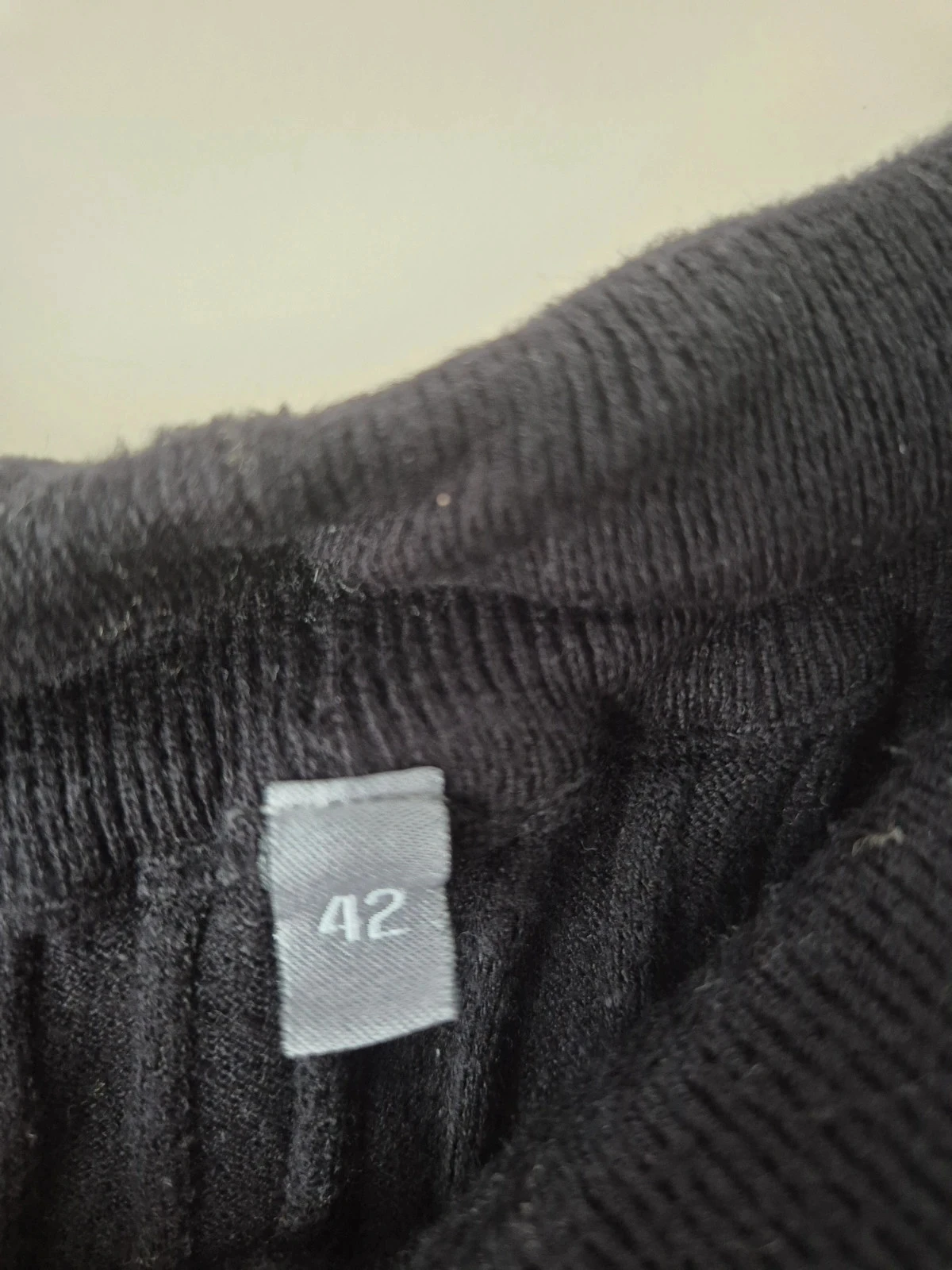 Conjunto de 2 piezas de punto de canalé (chaleco + pantalones) 🖤 – photo 8